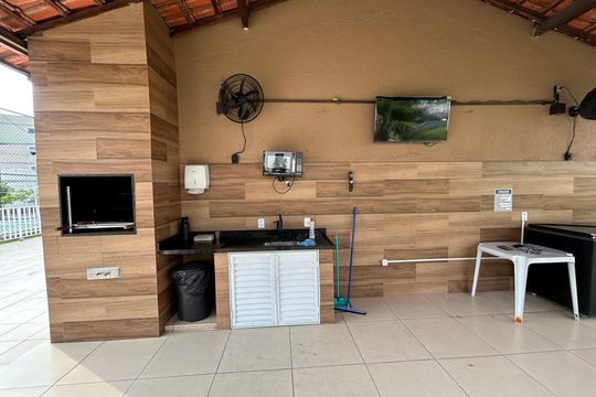 Área comum - Churrasqueira de apartamento para alugar com 2 quartos, 43m² em Pavuna, Nilópolis