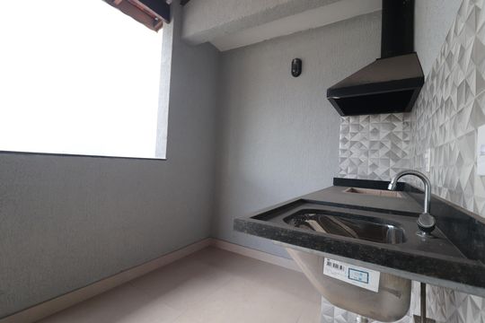 Área de Serviço de apartamento à venda com 2 quartos, 90m² em Santa Maria, Santo André