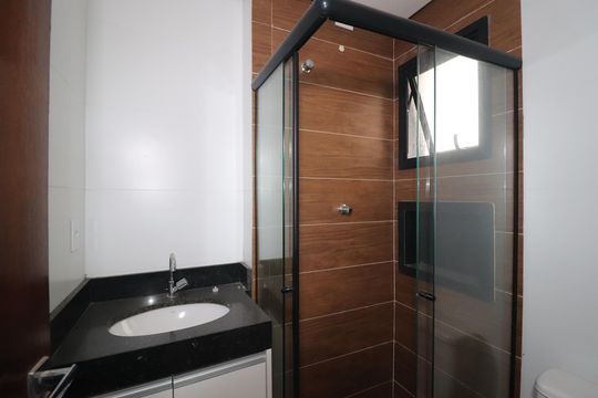Banheiro Quarto 1 Suíte de apartamento à venda com 2 quartos, 90m² em Santa Maria, Santo André