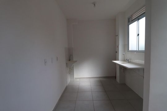 Cozinha  de apartamento para alugar com 2 quartos, 45m² em Geraldo Correia de Carvalho, Ribeirão Preto