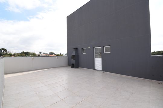 Área comum - Churrasqueira de apartamento para alugar com 1 quarto, 38m² em Cajuru, Curitiba