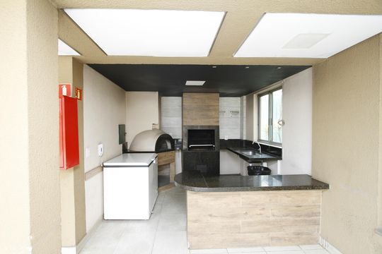 Área comum - Churrasqueira de apartamento à venda com 2 quartos, 87m² em Conjunto California, Belo Horizonte