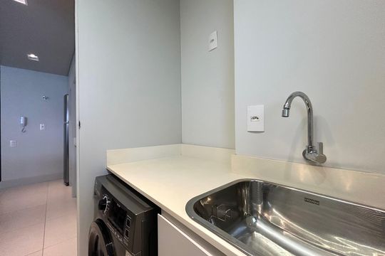 Área de Serviço de apartamento para alugar com 1 quarto, 56m² em Centro, Florianópolis