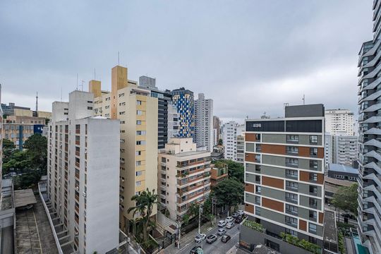 Sala - Vista de apartamento à venda com 3 quartos, 160m² em Jardim Paulista, São Paulo