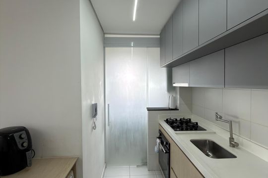 Cozinha de apartamento à venda com 3 quartos, 75m² em Centro, São Bernardo do Campo