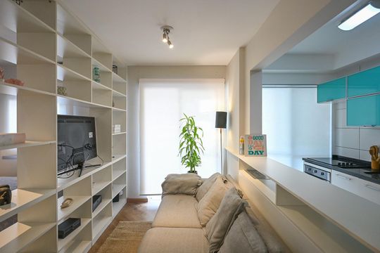 Sala de kitnet/studio para alugar com 1 quarto, 38m² em Vila Andrade, São Paulo