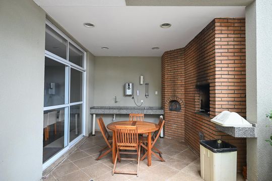 Churrasqueira de kitnet/studio para alugar com 1 quarto, 38m² em Vila Andrade, São Paulo