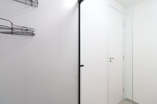 Banheiro  de apartamento à venda com 1 quarto, 24m² em Vila Leopoldina, São Paulo