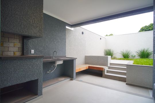 Churrasqueira de casa à venda com 3 quartos, 157m² em Feitoria, São Leopoldo
