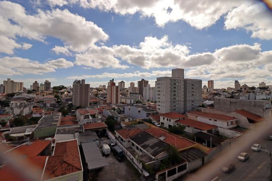 Vista da Varanda da Sala de apartamento à venda com 2 quartos, 54m² em Vila Scarpelli, Santo André