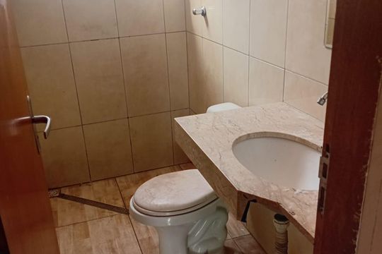 Banheiro de casa para alugar com 4 quartos, 184m² em Papillon Park, Aparecida de Goiânia