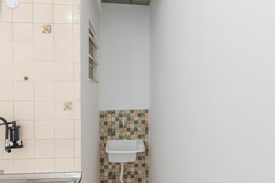 Cozinha de casa para alugar com 1 quarto, 35m² em Vicente de Carvalho, Rio de Janeiro