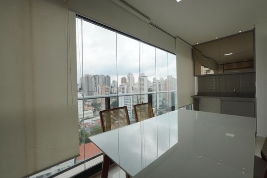 Varanda de apartamento à venda com 1 quarto, 48m² em Vila Mariana, São Paulo
