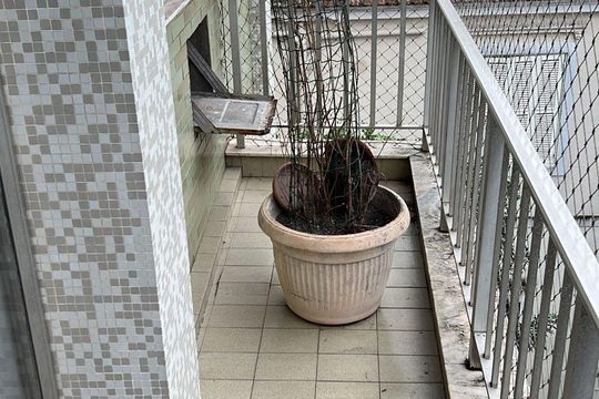 Varanda de apartamento para alugar com 3 quartos, 80m² em Botafogo, Rio de Janeiro