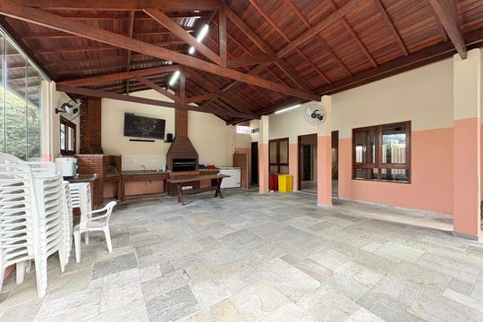 Área comum - Churrasqueira de casa de condomínio à venda com 2 quartos, 100m² em Jardim Regina, São Paulo