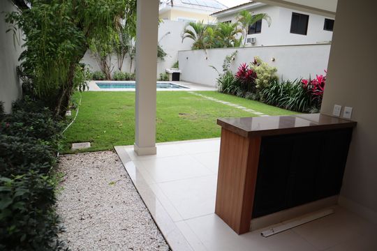 quintal de casa de condomínio para alugar com 4 quartos, 271m² em Barra da Tijuca, Rio de Janeiro