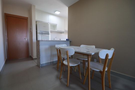 Sala de apartamento para alugar com 2 quartos, 61m² em Vila Guiomar, Ribeirão Preto