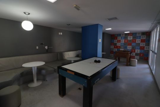 Área comum - Sala de jogos de apartamento à venda com 2 quartos, 72m² em Cidade São Francisco, São Paulo