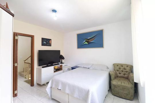 Quarto de casa de condomínio à venda com 3 quartos, 116m² em Jardim Leonor Mendes de Barros, São Paulo