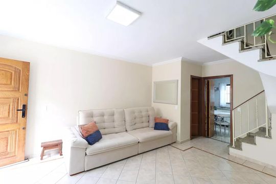 Sala de casa de condomínio à venda com 3 quartos, 116m² em Jardim Leonor Mendes de Barros, São Paulo