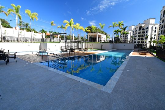 Área comum - Piscina de apartamento à venda com 3 quartos, 91m² em Bairro das Palmeiras, Campinas