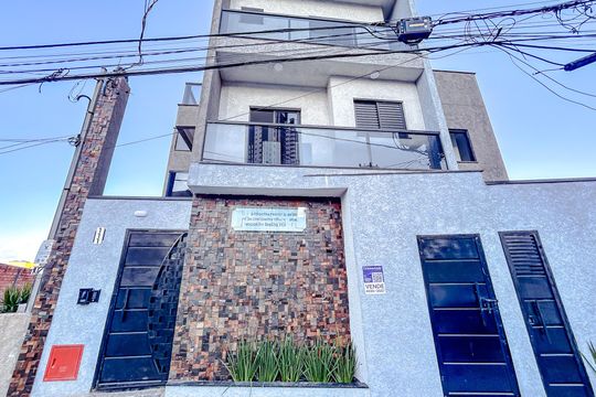 Fachada com Plaquinha de apartamento à venda com 2 quartos, 41m² em Chácara Santo Antônio (zona Leste), São Paulo