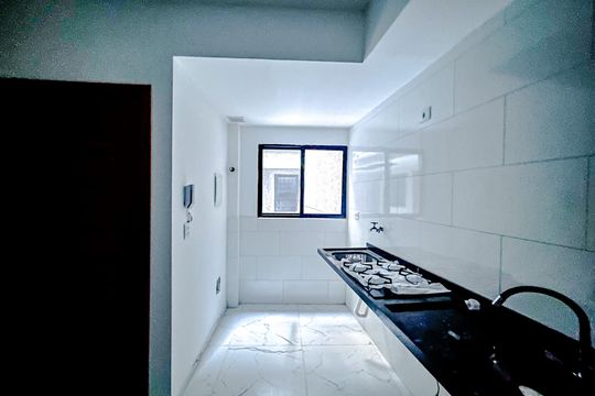 Cozinha e Área de Serviço de apartamento à venda com 2 quartos, 41m² em Chácara Santo Antônio (zona Leste), São Paulo