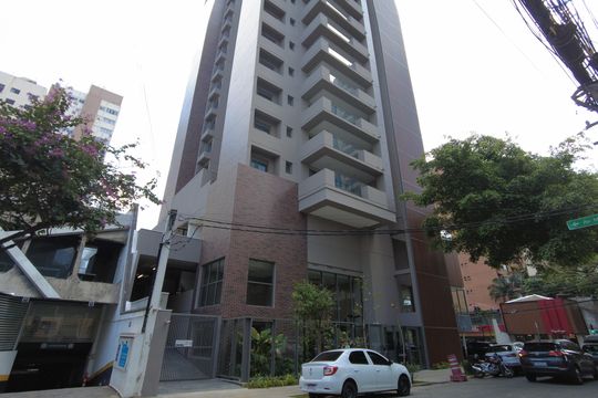 Fachada de apartamento para alugar com 2 quartos, 81m² em Brooklin, São Paulo