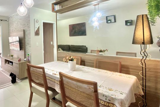 Sala de Jantar de apartamento para alugar com 2 quartos, 58m² em Vila Renata, Guarulhos