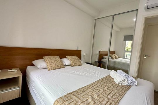 Quarto de apartamento para alugar com 1 quarto, 42m² em Bosque, Campinas
