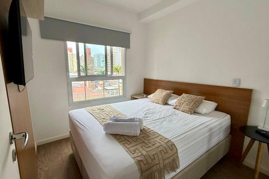 Quarto de apartamento para alugar com 1 quarto, 42m² em Bosque, Campinas