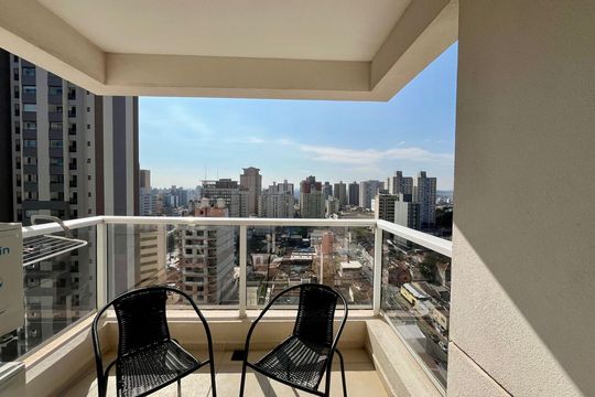 Sacada de apartamento para alugar com 1 quarto, 42m² em Bosque, Campinas