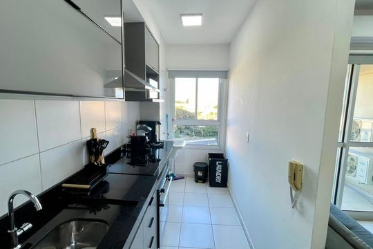 Cozinha de apartamento para alugar com 1 quarto, 41m² em Bosque, Campinas