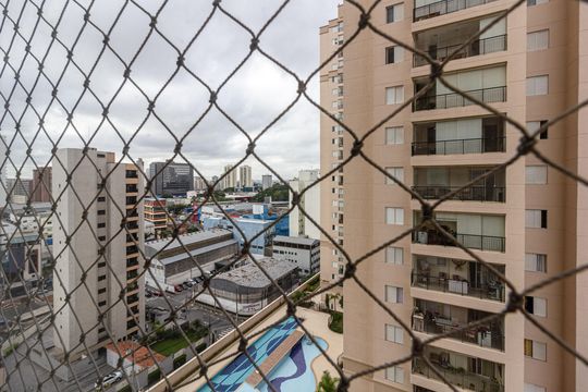 Varanda gourmet - vista de apartamento à venda com 3 quartos, 83m² em Jardim Zaira, Guarulhos