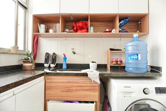 Área de Serviço de apartamento à venda com 3 quartos, 93m² em Silveira, Belo Horizonte