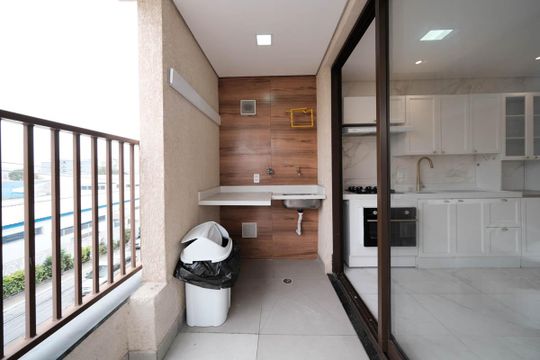Área de Serviço de apartamento para alugar com 2 quartos, 45m² em Vila Nova Savoia, São Paulo