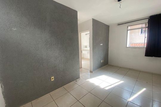 Sala de apartamento para alugar com 1 quarto, 47m² em Papine (Justinópolis), Ribeirão das Neves