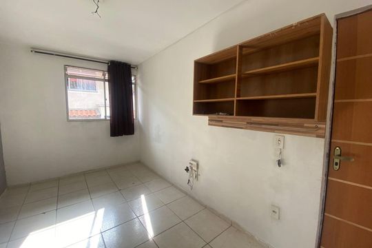 Sala de apartamento para alugar com 1 quarto, 47m² em Papine (Justinópolis), Ribeirão das Neves
