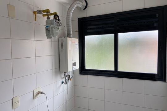 Área de serviço de apartamento à venda com 3 quartos, 78m² em Cidade São Francisco, São Paulo