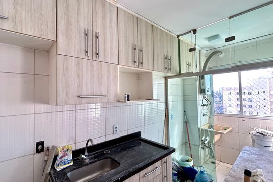 Cozinha de apartamento para alugar com 2 quartos, 45m² em Ponte Grande, Guarulhos