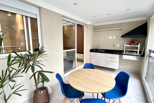 Varanda da Sala de apartamento à venda com 2 quartos, 68m² em Jardim Flor da Montanha, Guarulhos