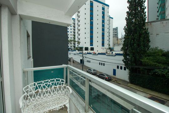 Varanda da Sala de apartamento à venda com 2 quartos, 83m² em Vila Gilda, Santo André