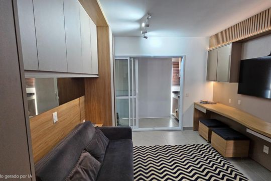 Apartamento à venda com 1 quarto, 25m² em Moema, São Paulo