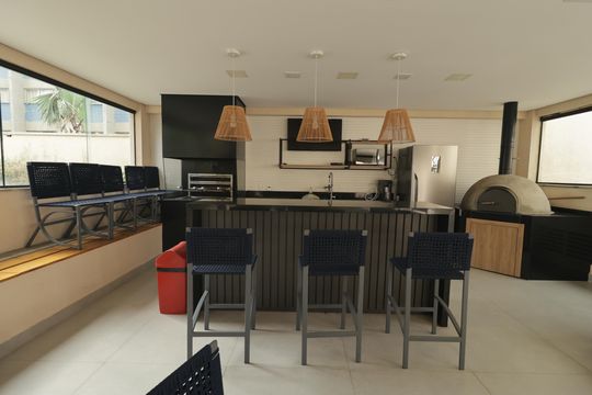 Área comum - Churrasqueira de apartamento à venda com 3 quartos, 178m² em Vila Mariana, São Paulo
