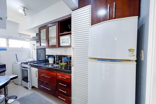 Cozinha de apartamento para alugar com 1 quarto, 69m² em Jardim Paulista, São Paulo