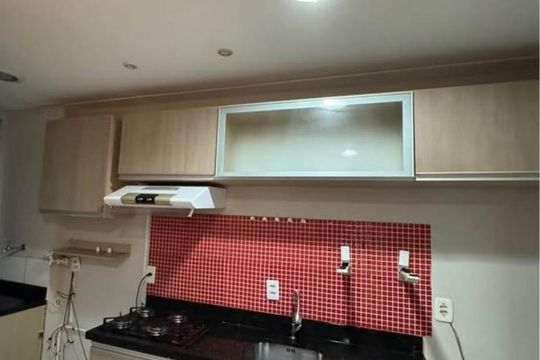 Cozinha de apartamento para alugar com 2 quartos, 55m² em Floresta, Porto Alegre