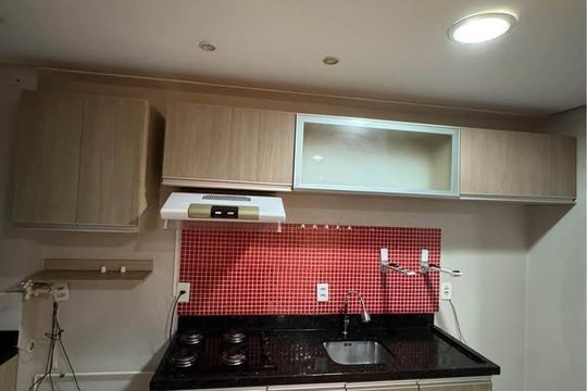 Cozinha de apartamento para alugar com 2 quartos, 55m² em Floresta, Porto Alegre