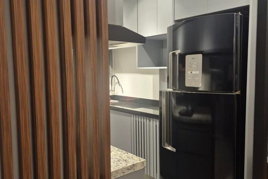 Sala / Quarto de kitnet/studio para alugar com 1 quarto, 30m² em Santana, São Paulo