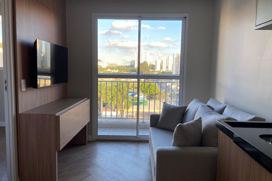 Sala de apartamento para alugar com 1 quarto, 24m² em Vila Lageado, São Paulo