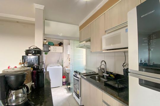Cozinha de apartamento à venda com 3 quartos, 54m² em Centro, Diadema